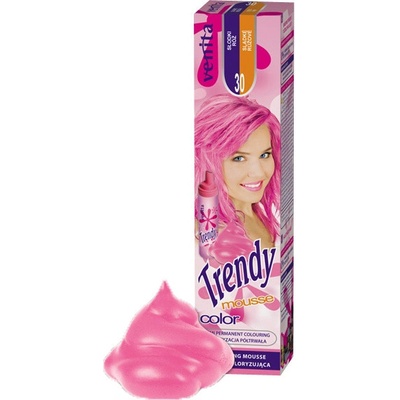 Venita Trendy farebné penové tužidlo na vlasy 30 farba sladká ružová 75 ml