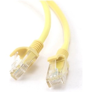 Gembird RJ45 CAT6 UTP M/M кабел за данни 1m жълт PP6U-1M/Y (PP6U-1M/Y)
