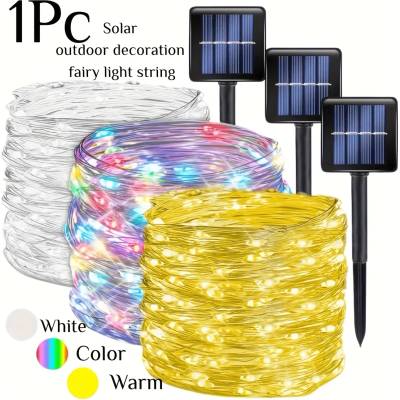 Соларни лампи 100 led, 8 режима, 12 метра