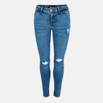 Pieces Дънки Pieces Women's Slim Fit Jeans - Blue Denim