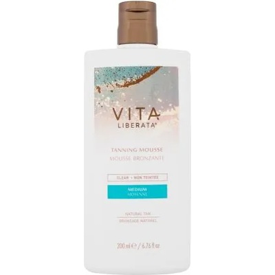 Vita Liberata Tanning Mousse Clear автобронзираща пяна 200 ml нюанс Medium за жени