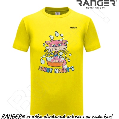Ranger tričko Soggy Moggy's žltá