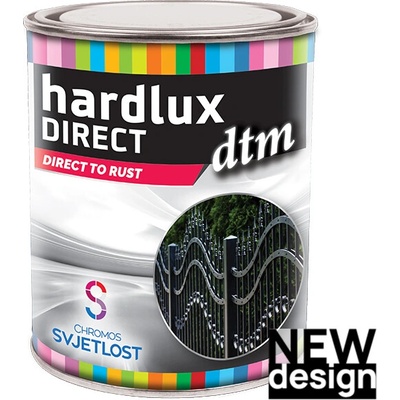 SVJETLOST HARDLUX METAL EFEKT email Direct DTM Sivá 0,75L
