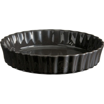 Emile Henry Форма за тарт дълбока, 28 см, черна, керамична (EH796028)