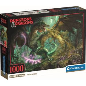 Clementoni Пъзел Clementoni от 1000 части - Dungeons & Dragons, вид 2 (39961)