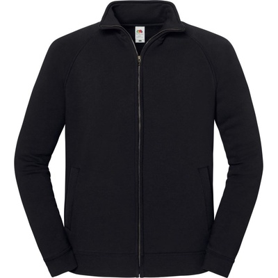 Fruit of the Loom iconic premium sweat jacket / Суитшърт с цип от плътен памук - черен 4xl (16229000214)