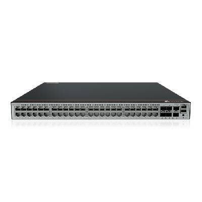 CloudEngine S5735-L48LPN4XE-A-V2 мрежов суич Управляем L3 2.5G Ethernet (100/1000/2500) Захранване по Ethernet (PoE) 1U Черен, Сребърен (S5735-L48LPN4XE-A-V2)