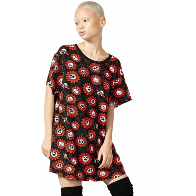 KILLSTAR дамска тениска (пижами) KILLSTAR - Gloomy Blossom Sleep - Черен - KSRA005965