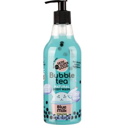 Organic Shop Hydratačný sprchový gél Bubble Tea Blue Milk (Body Wash) 500 ml
