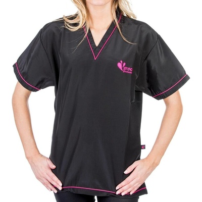 Groom Professional Serina V-Neck Pink Small работна туника