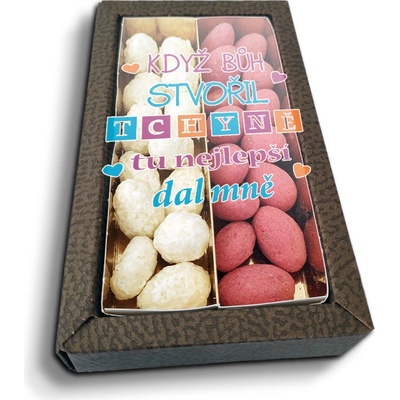 Sablio Mandle v čokoládě Když Bůh stvořil tchýně tu nejlepší dal mně 2 x 80 g