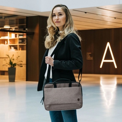 Dicota Eco Slim Case MOTION (D31873-RPET) 14 - 15.6” Light Grey