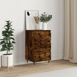 vidaXL Бюфет опушен дъб 40x35x70 см инженерно дърво (831089)