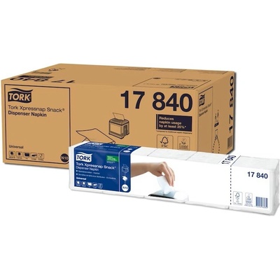 Tork - servítky do zásobníka systém N10 1V Xpressnap Snack biele-17840