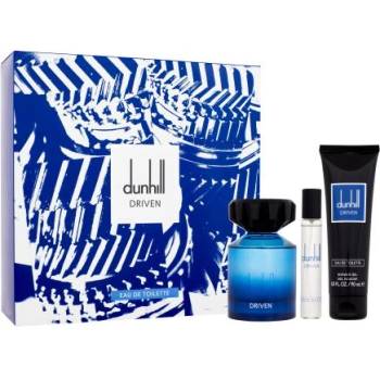 Dunhill Driven подаръчен комплект: EDT 100 ml + душ гел 90 ml + EDT 15 ml за мъже