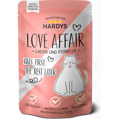 Hardys Love Affair losos a pstruh 12 x 100 g