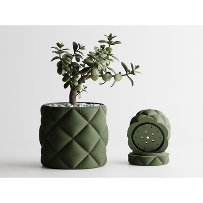 Декоративна саксия Atlanta тъмнозелен