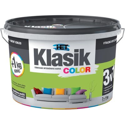 Het Klasik Color maliarska farba 7+1 kg 0597 svetlozelená