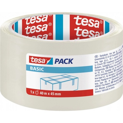 Tesa Basic balicí páska transparentní 45 mm x 40 m