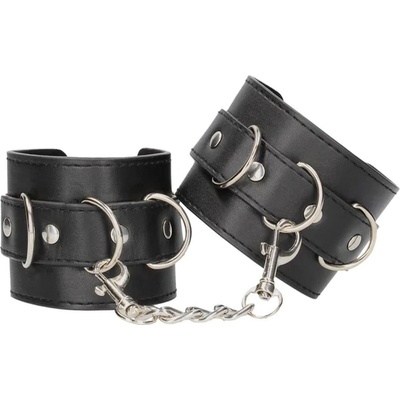 Ouch Leather Cuffs Black