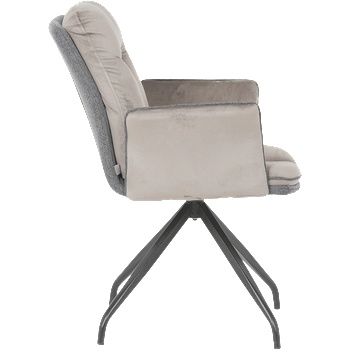 Carmen Трапезен стол marlow 2 - мишо сив bf 2 (3532397)