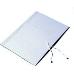 Barbara Cardboard briefcase a4 250 g/m2 bent white barbara