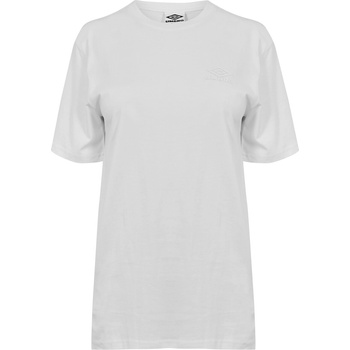 Image 1 of Umbro Дамска тениска Umbro Boyfriend T-Shirt Womens - White / White
