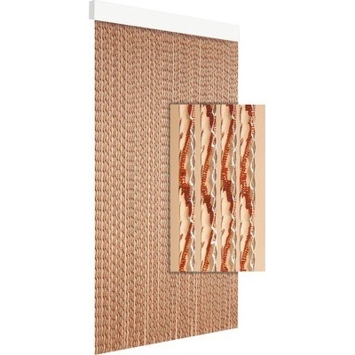 Záves na dvere PAOLA 90x210 cm terra