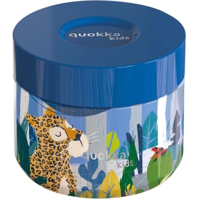 QUOKKA Термобуркан за храна Quokka Kids - Whim, Jungle, 360 ml (40097)