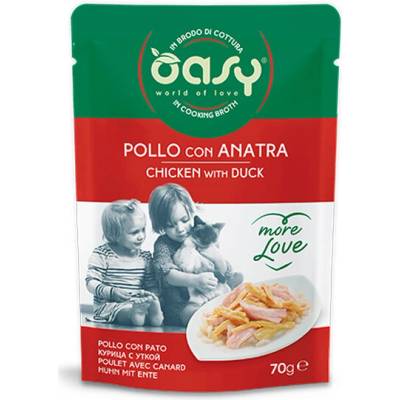 Oasy More Love kuracie mäso s kačicou 70 g