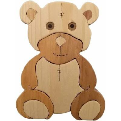 Amadea puzzle medvěd 15 cm 87873-LO