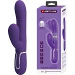 Pretty Love Mariana Twinkled Tenderness 4in1 Thumping & Nodding & Rolling Rabbit Vibrator Purple