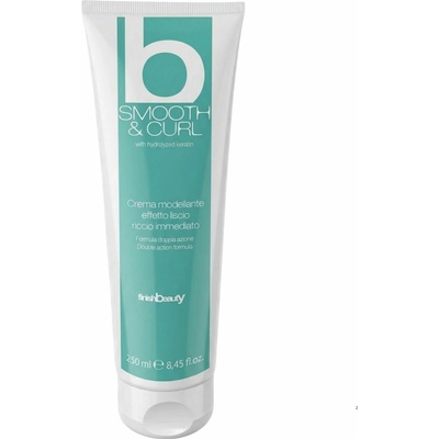 FinishBeauty Smooth&Curl modelační krém 2v1 loknovač/narovnávač vlasů 250 ml