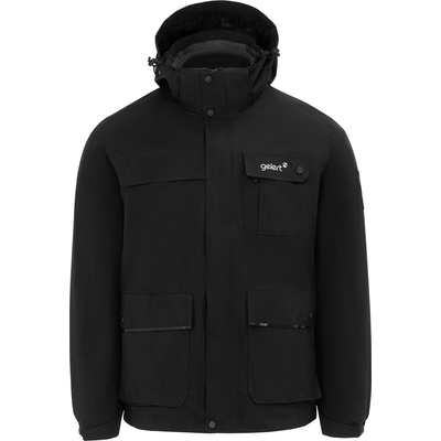 Gelert Поларено яке Gelert Men's 3-in-1 Windproof Fleece Lined Detachable Hood Long Sleeve Jacket - Black
