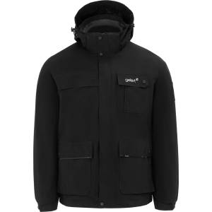 Gelert Поларено яке Gelert Men's 3-in-1 Windproof Fleece Lined Detachable Hood Long Sleeve Jacket - Black