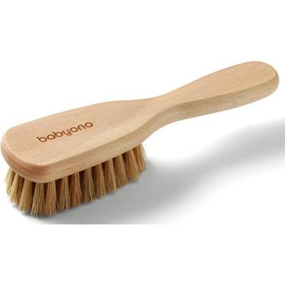 BabyOno Бебешка четка с естествен косъм Babyono (5901435417379)