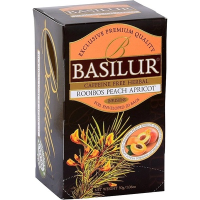 Basilur Rooibos Peach Apricot 20 x 1,5 g