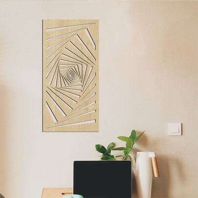 dřevo života Dřevěný dekorační panel na zeď SCHODIŠTĚ Rozměry (cm): 40x80, Zvolte barvu dekoru: Javor