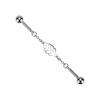 Šperky4U Industrial piercing se zirkony ID01044