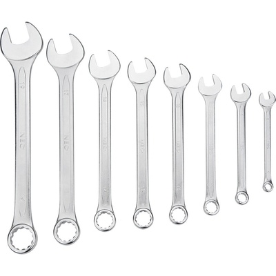 Neo Tools Klíče očkoploché 6-19 mm 8 ks 09-751