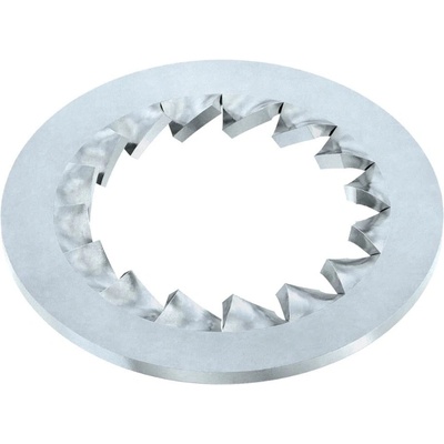 Марина Шайба ветрилообразна вътрешни зъби DIN6798J Zn
