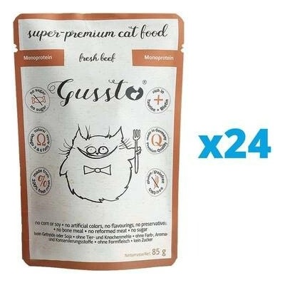 Gussto Cat Fresh Wild Boar 24 x 85 g