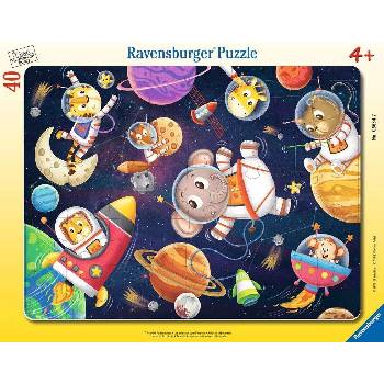 Ravensburger Детски пъзел Ravensburger от 40 части - Астронавти животни (5634)