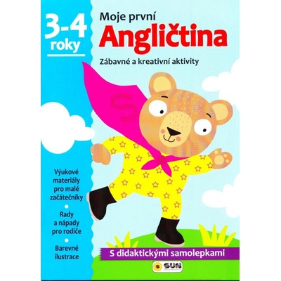 Angličtina - 3-4 roky - samolepky (Moje první angličtina) - SUN