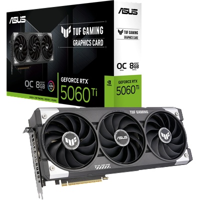ASUS TUF Gaming GeForce RTX 5060 Ti OC 8GB GDDR7 128bit (TUF-RTX5060TI-O8G-GAMING/90YV0MR0-M0NA00)