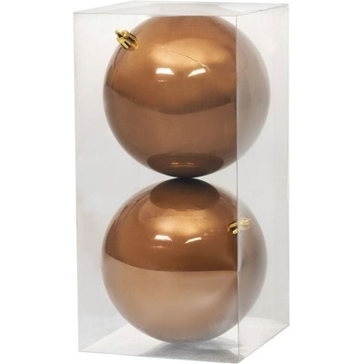 Gule MagicHome Vianoce, 2 ks, bronzové, na vianočný stromček, 12 cm