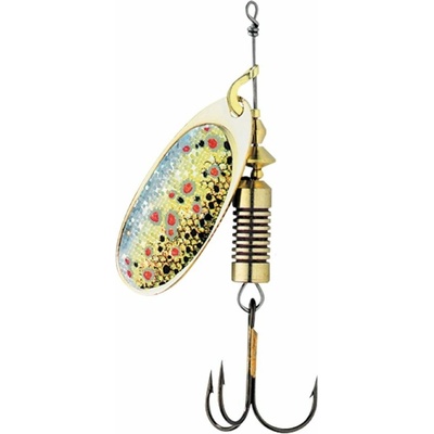 DAM Třpytka Nature 3D Spinner Sinking Pstruh Hnedý vel.5 12 g