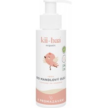 kii-baa organic 100% bio mandlový olej 100 ml