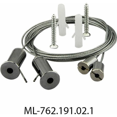 ML-762.191.02.1 Sada k zavěšení profilu ZT, délka 1,5 m, 2x lanko s příslušenstvím