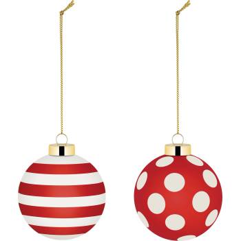 Alessi Коледни топки Delight II 2 бр (NZ04SET2)